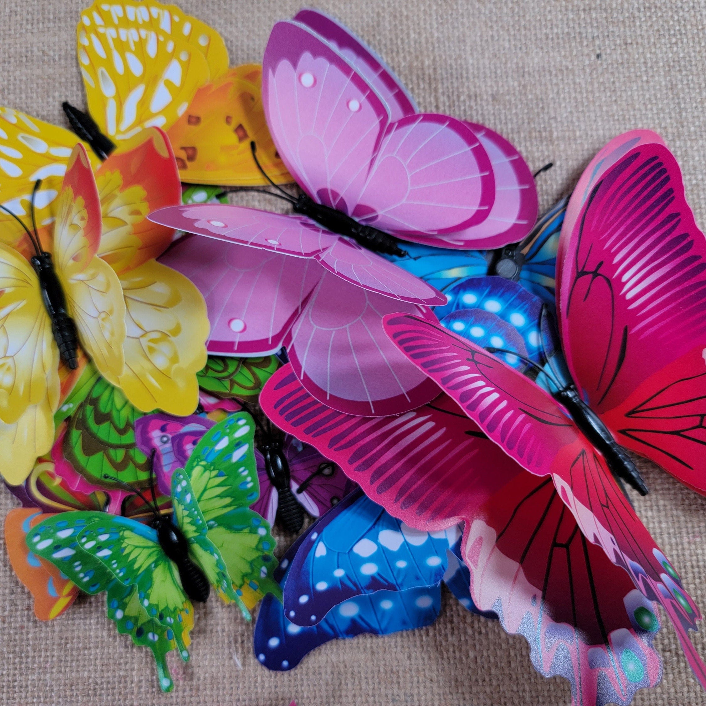 3D Butterfly Wall Decals: DIY Removable PVC Wedding Decor (12pcs/set)